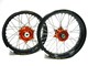 RAD Mfg/Excel Equalizer Cush Drive Supermoto Wheel Set - Suzuki DR 650S/SE